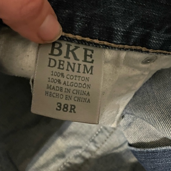 BKE Men's Denim Jeans with Contrast Stitching - Picture 5 of 5